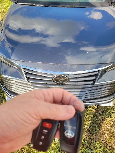  Fob repair done at flea market location in oldsmar - toyota 